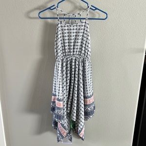 Soprano girls size M summer dress.  Super cute straps and bottom flared